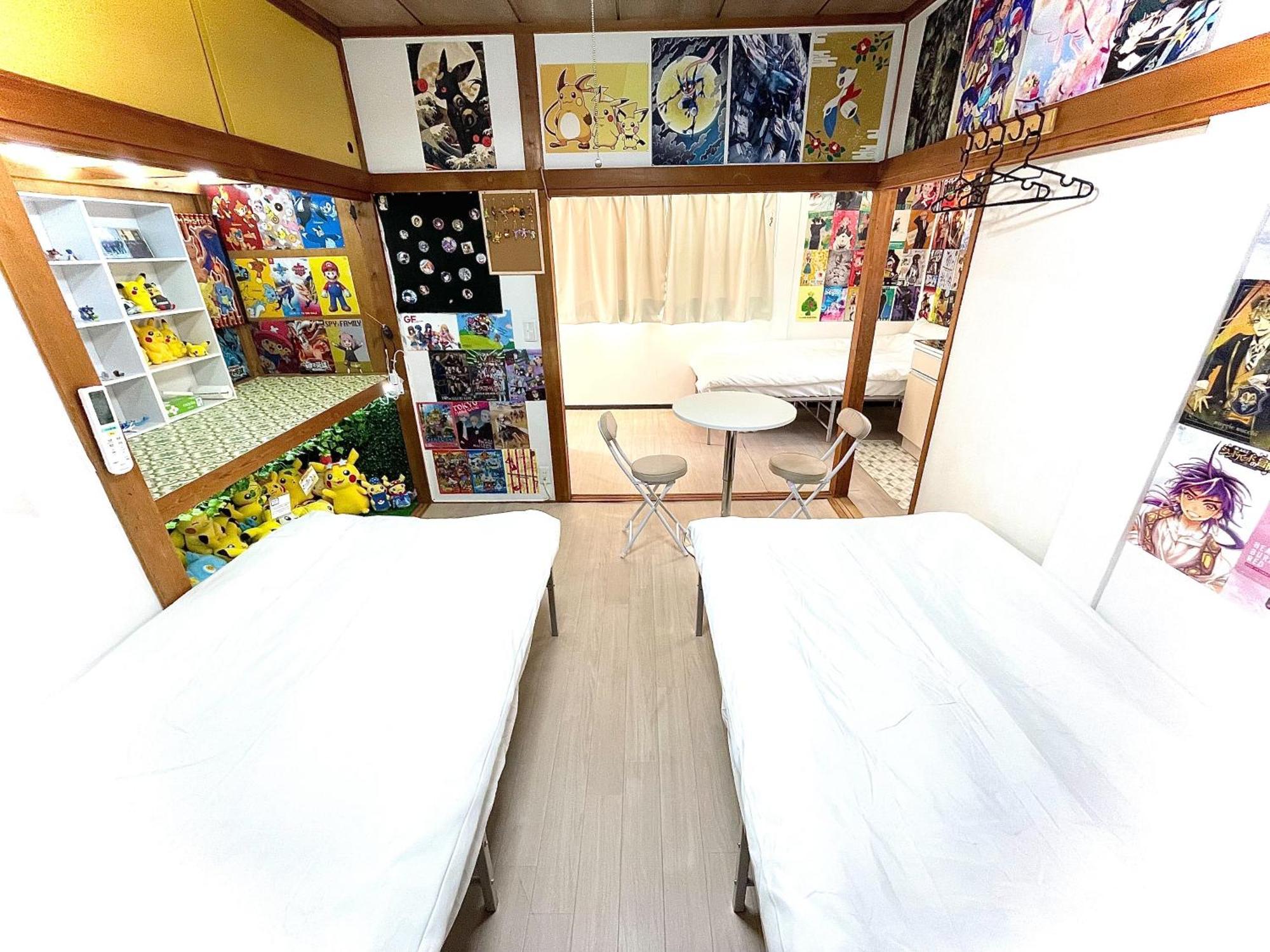 Cool Syowa Retro Style Manga&Anime Apt Sinjuku Kabukicho Tokyo Exterior photo